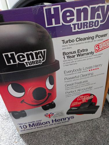Henry turbo bagged canister - turbo,