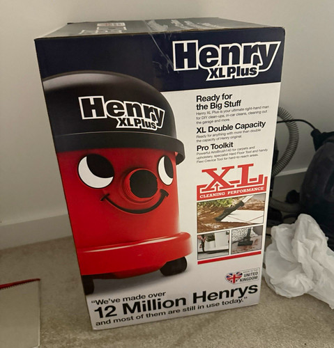 Henry plus bagged canister - xl,