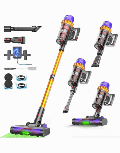 Cordless bagless stick vacuum - bagless,