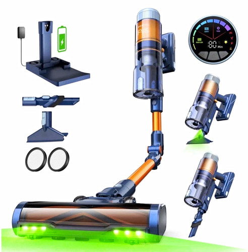 Cordless bagless stick vacuum - cordless,
